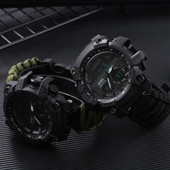 Waterproof LED Military Sports Watch